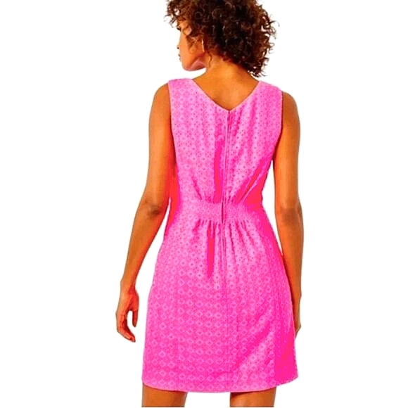 🌸 NWT Lilly Pulitzer Clarise Shift Dress Pink Size 4 – Retail $228 - Picture 3 of 3